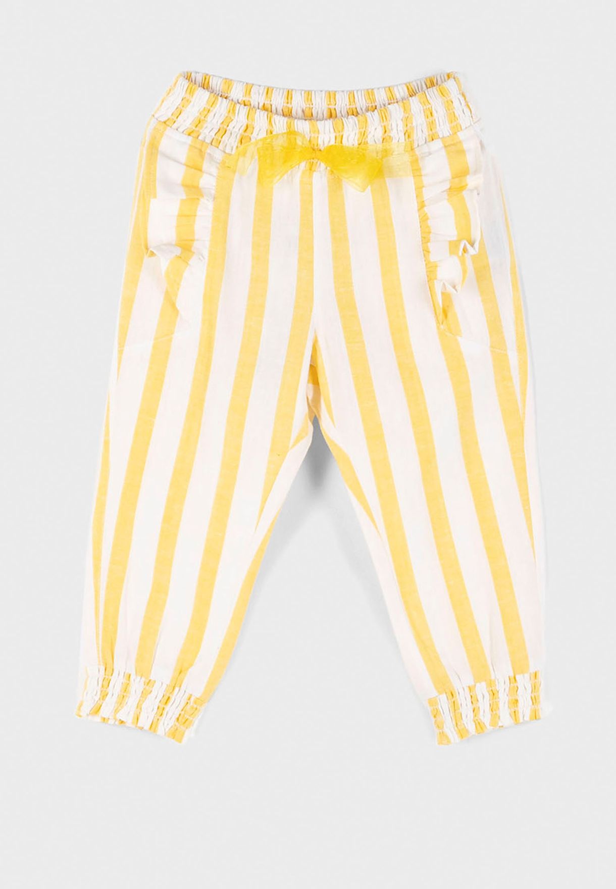 Infant Striped Bow Detail Trousers