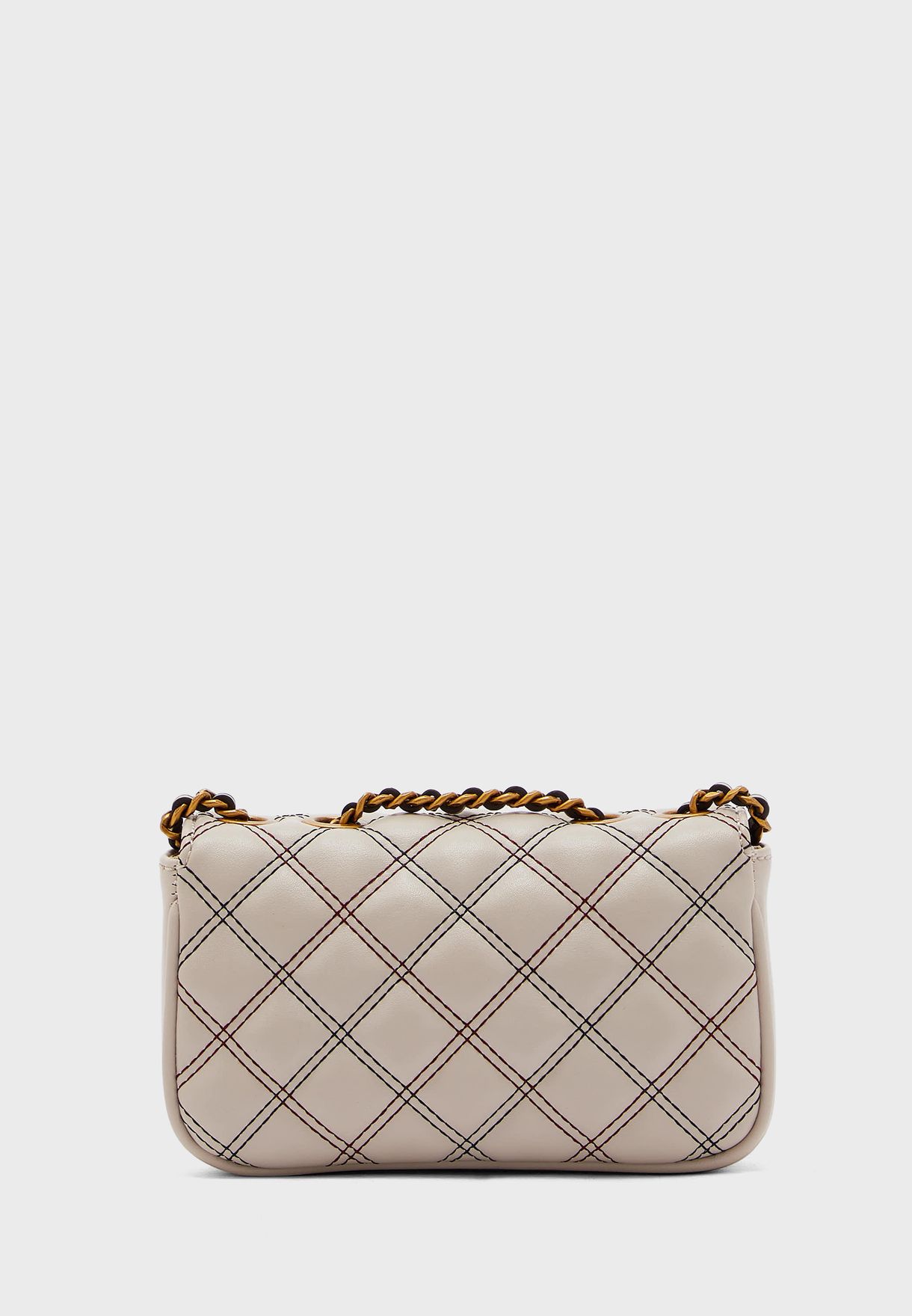 cessily quilted chain detail crossbody