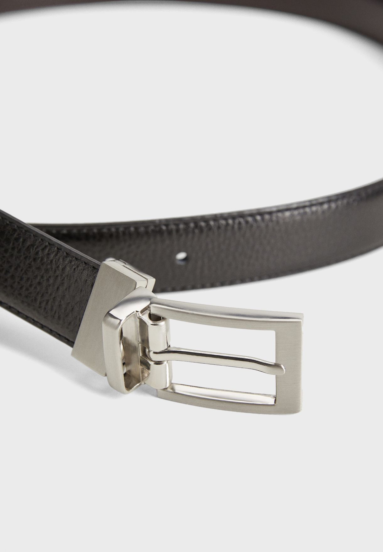 Casual None Allocated Hole Belt