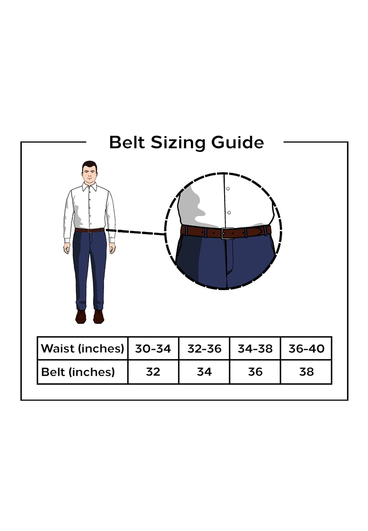 Premium Leather Formal Belt