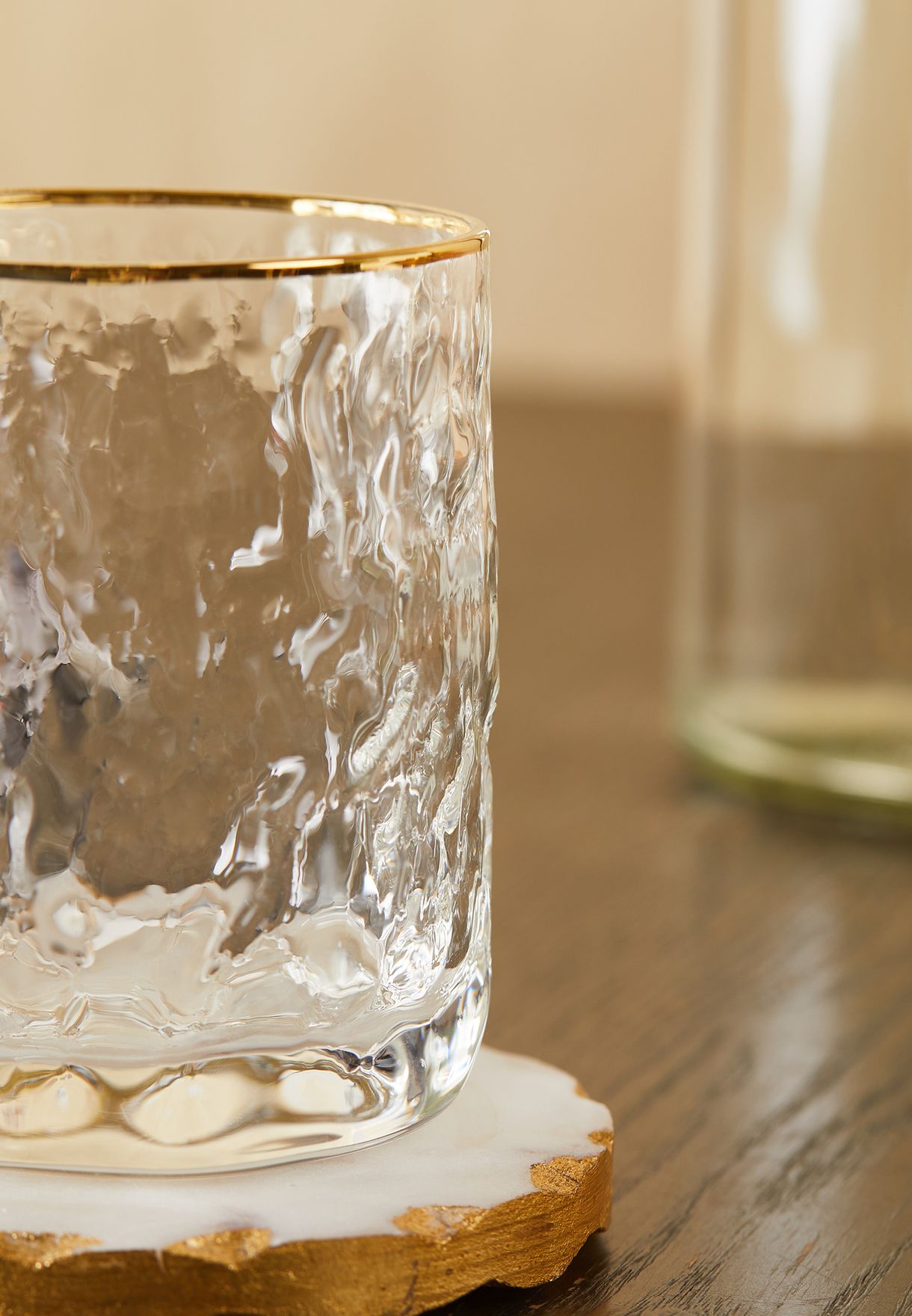 Gold Detail Glass