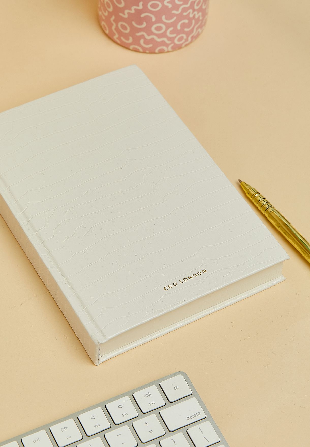 Cream Croc Daily Planner