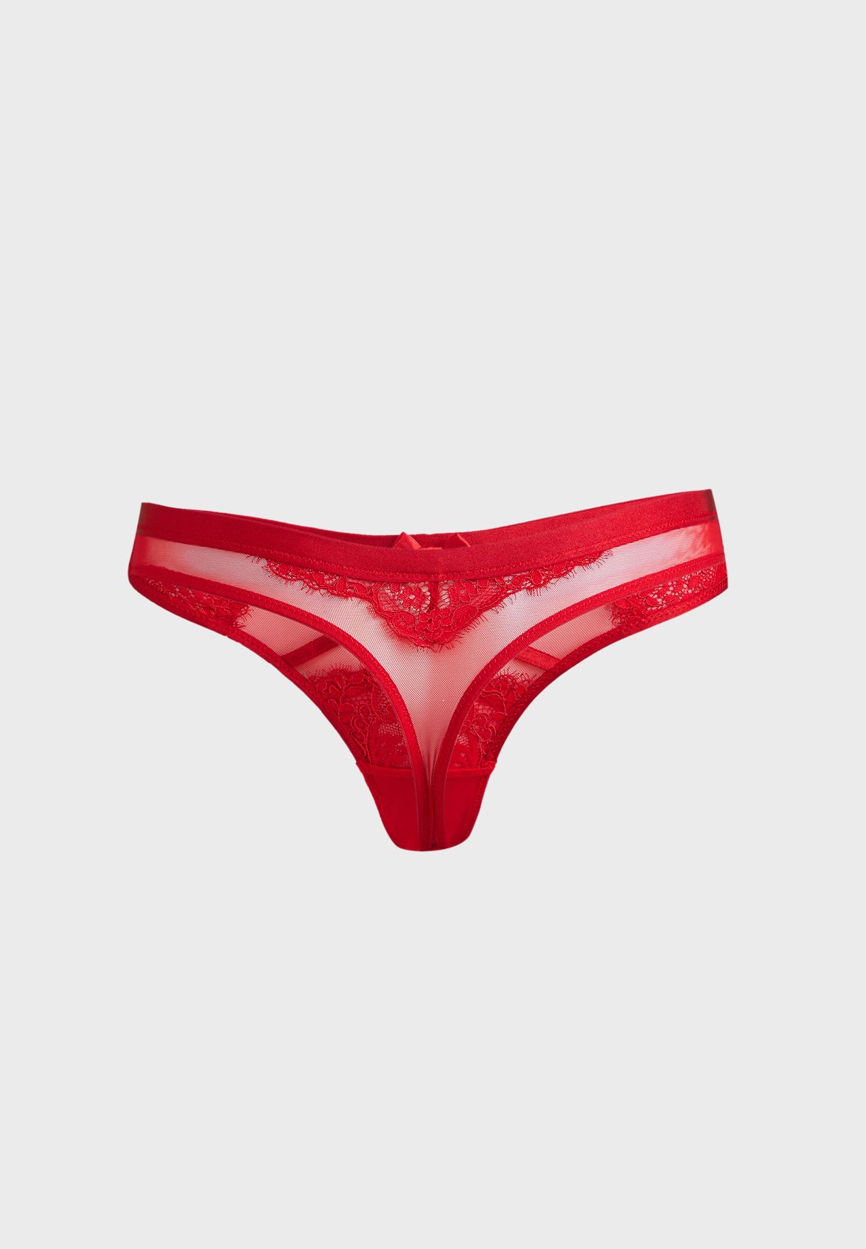 Buy Hunkemoller red Lace Detail Thongs for Women in Manama, Riffa