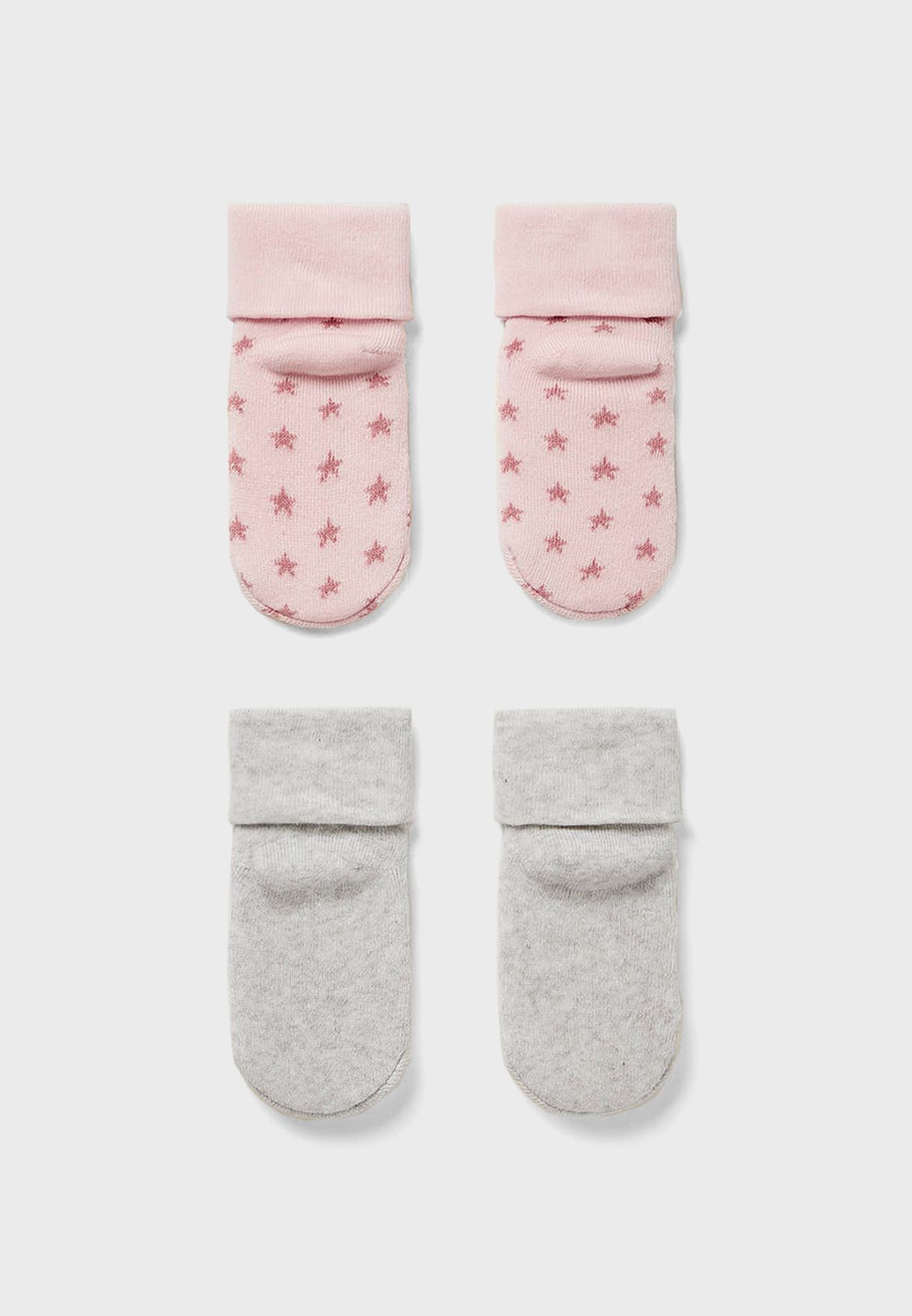 Infant 2 Pack Assorted Socks