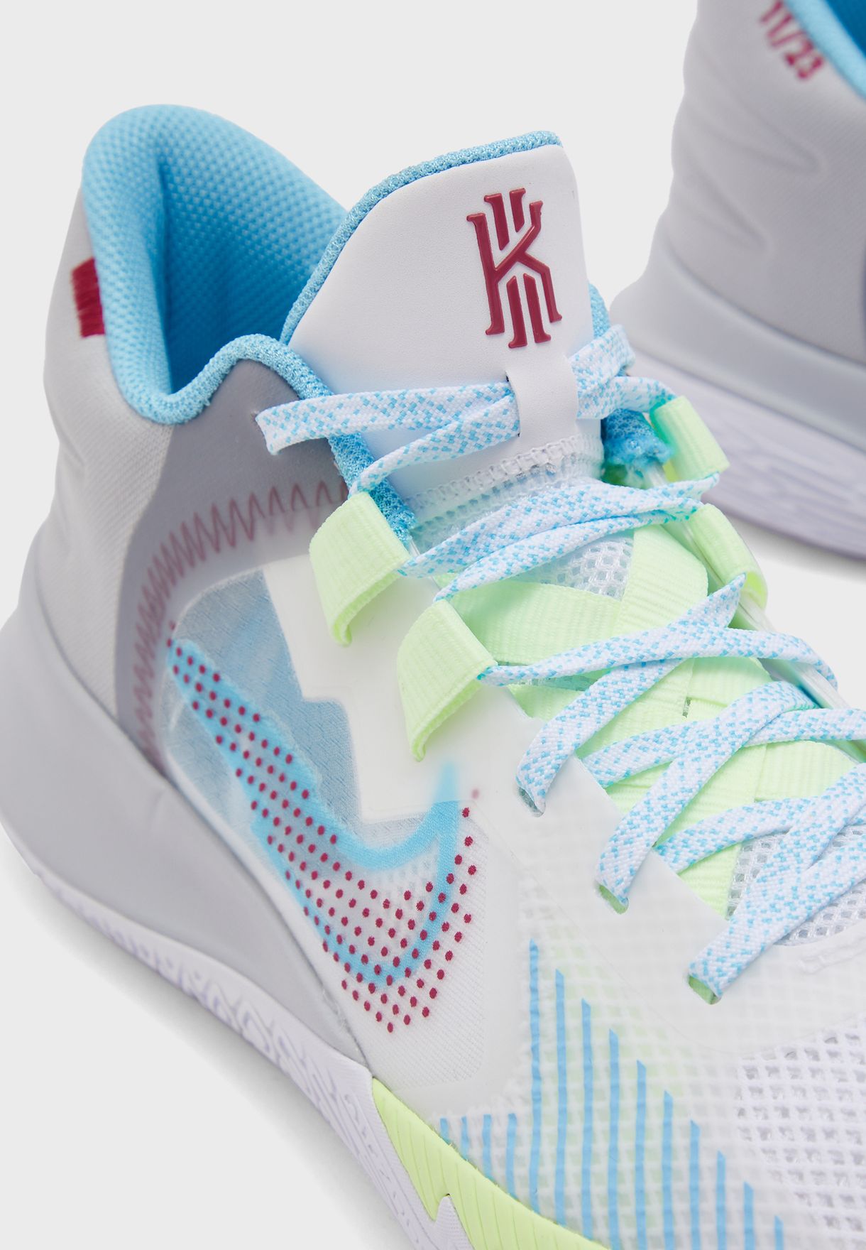 white kyrie flytrap