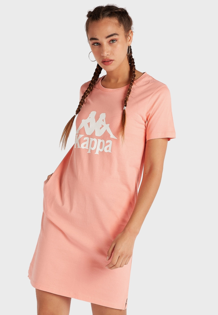Ambitiøs blæk Indrømme Buy Kappa pink Big Logo T-Shirt Dress for Kids in MENA, Worldwide
