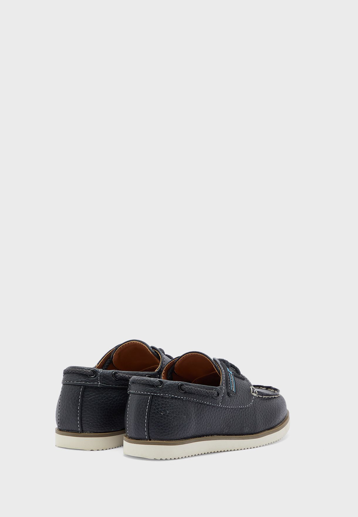 Kids Patched Boat Shoe