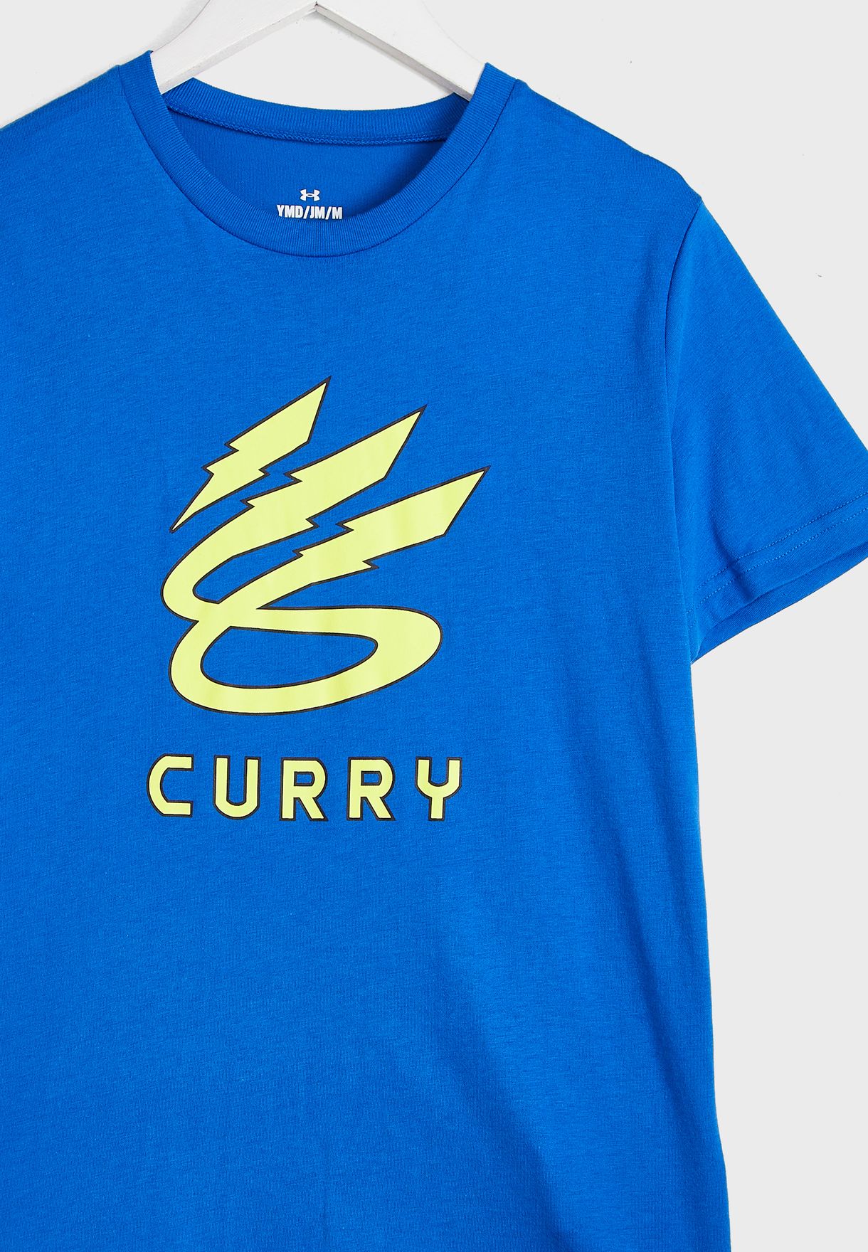 Youth Curry Lightning Logo T-Shirt