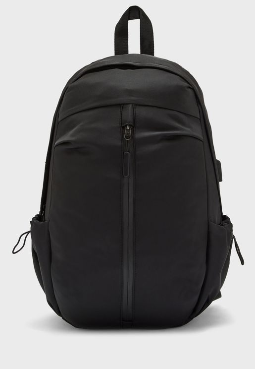 Backpack With Front Zip