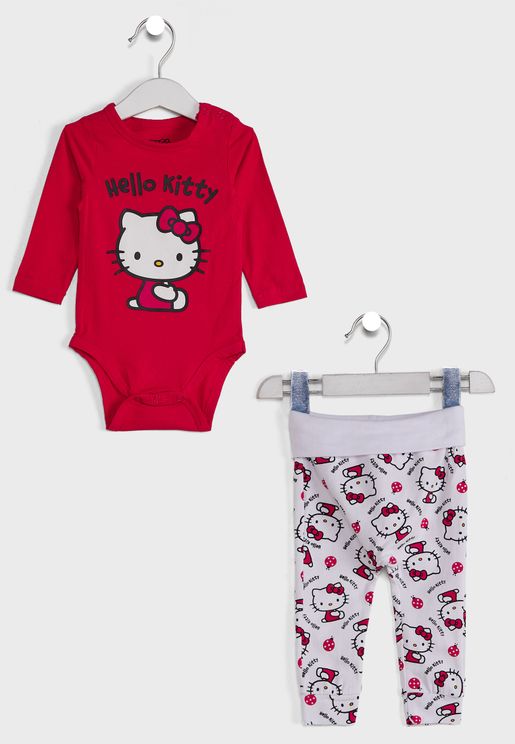 Infant Hello Kitty Bodysuit + Leggings Set