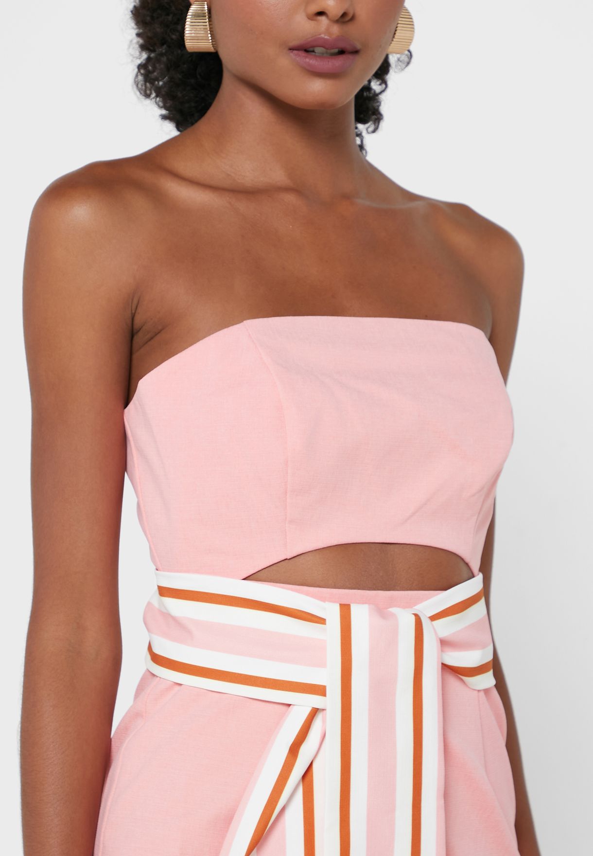 Cut Out Bandeau Dress