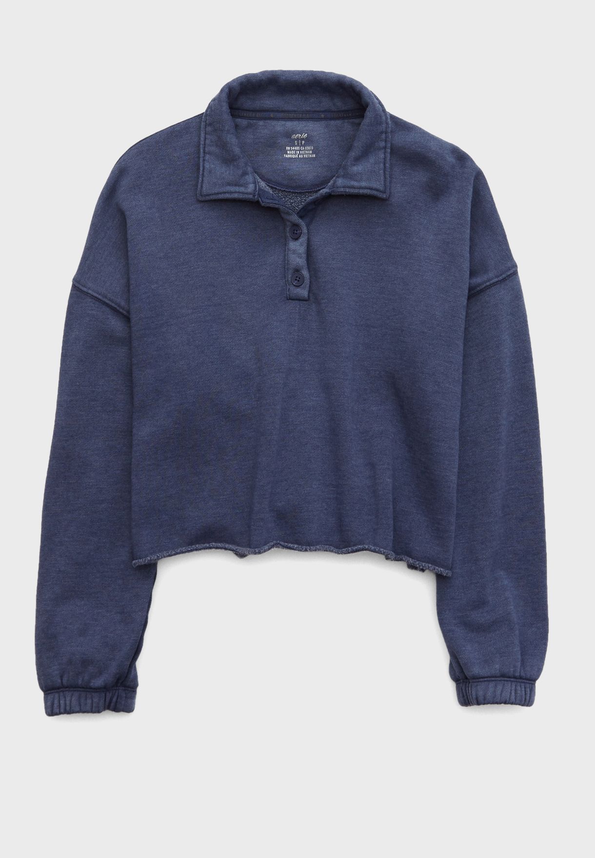 aerie polo sweatshirt