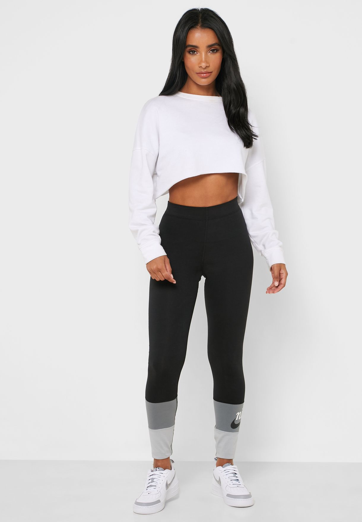 Buy Nike black NSW Varsity Leggings for 