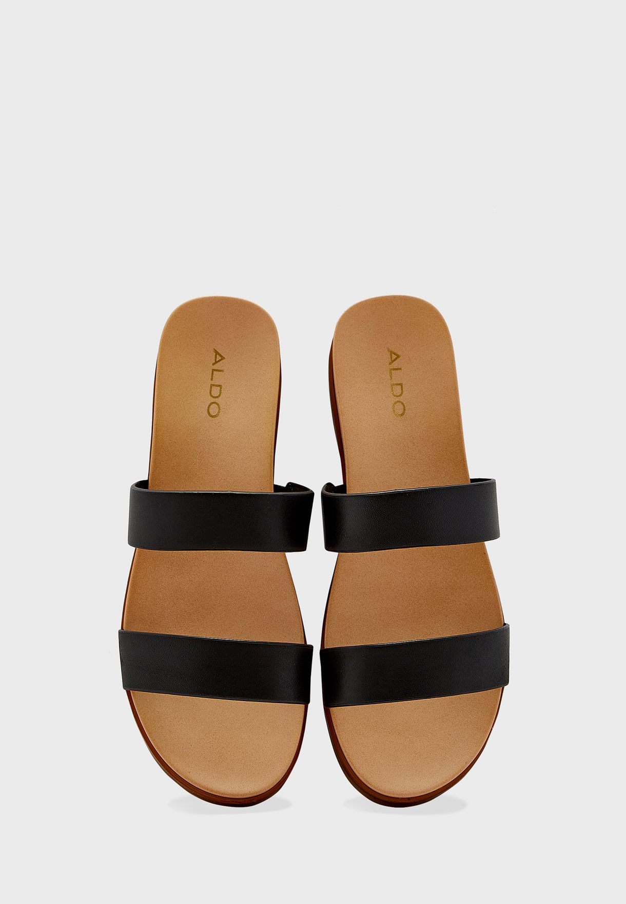 Double Strap Flat Sandals