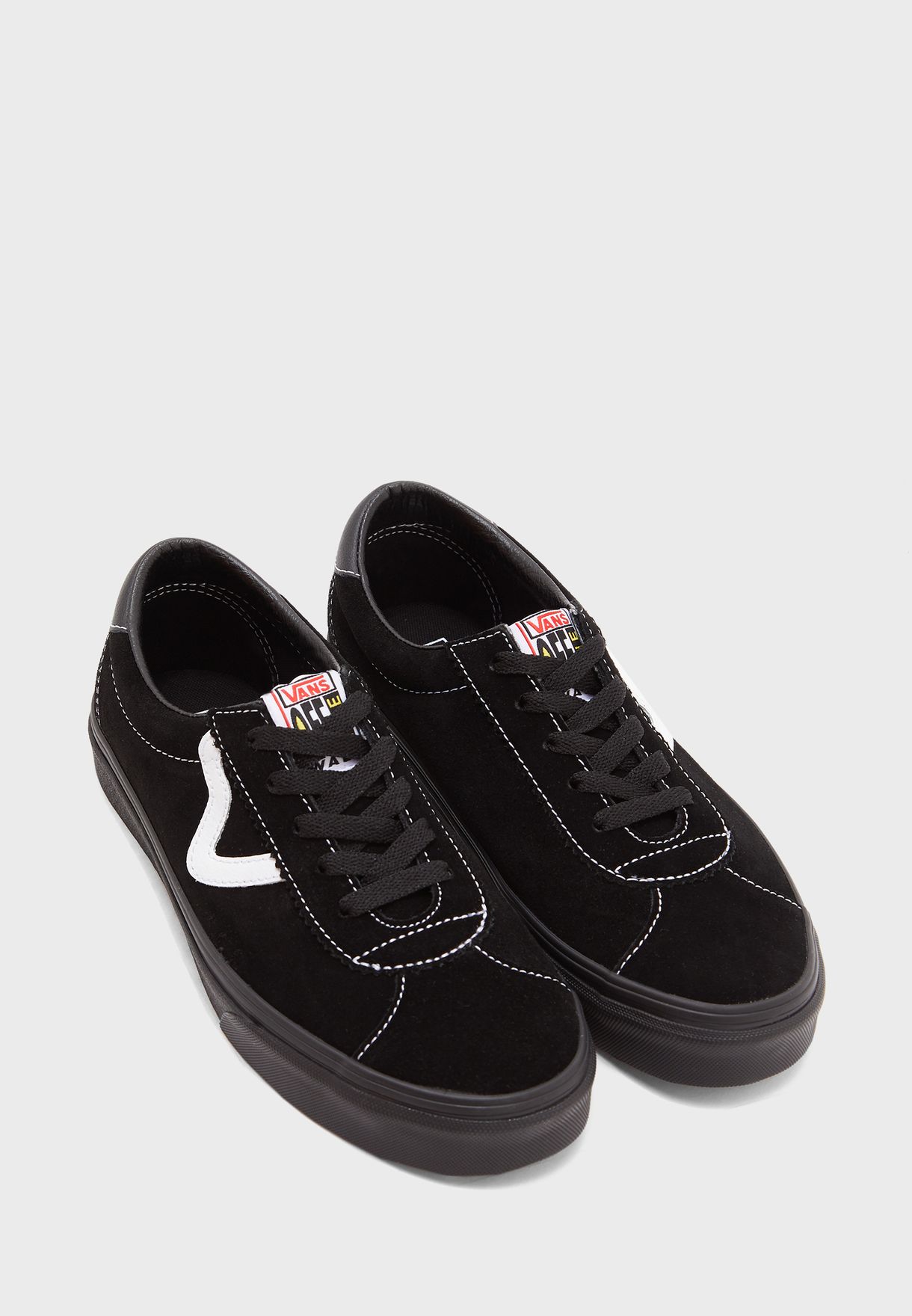 black vans sport