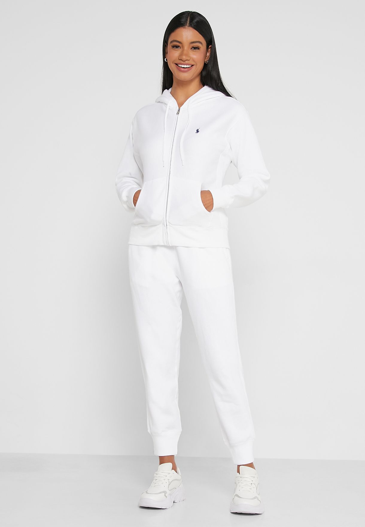 Buy Polo Ralph Lauren white High Waist Pants for Women in Muscat, Salalah
