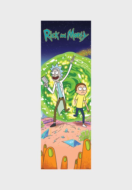 Rick And Morty Door Poster