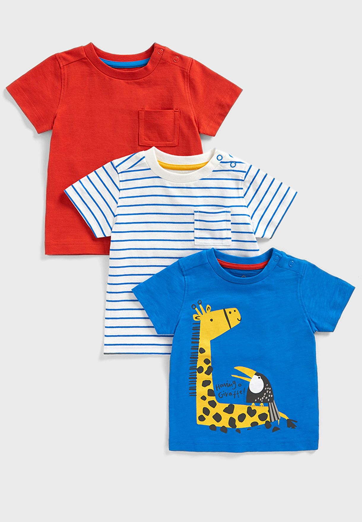 Kids 3 Pack Assorted T-Shirt