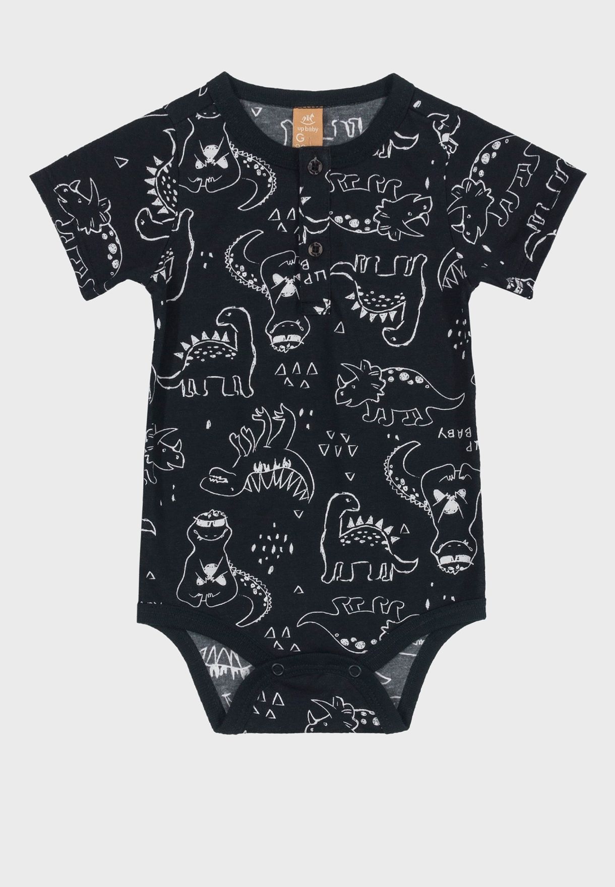 Infant Printed Bodysuit And Short Set