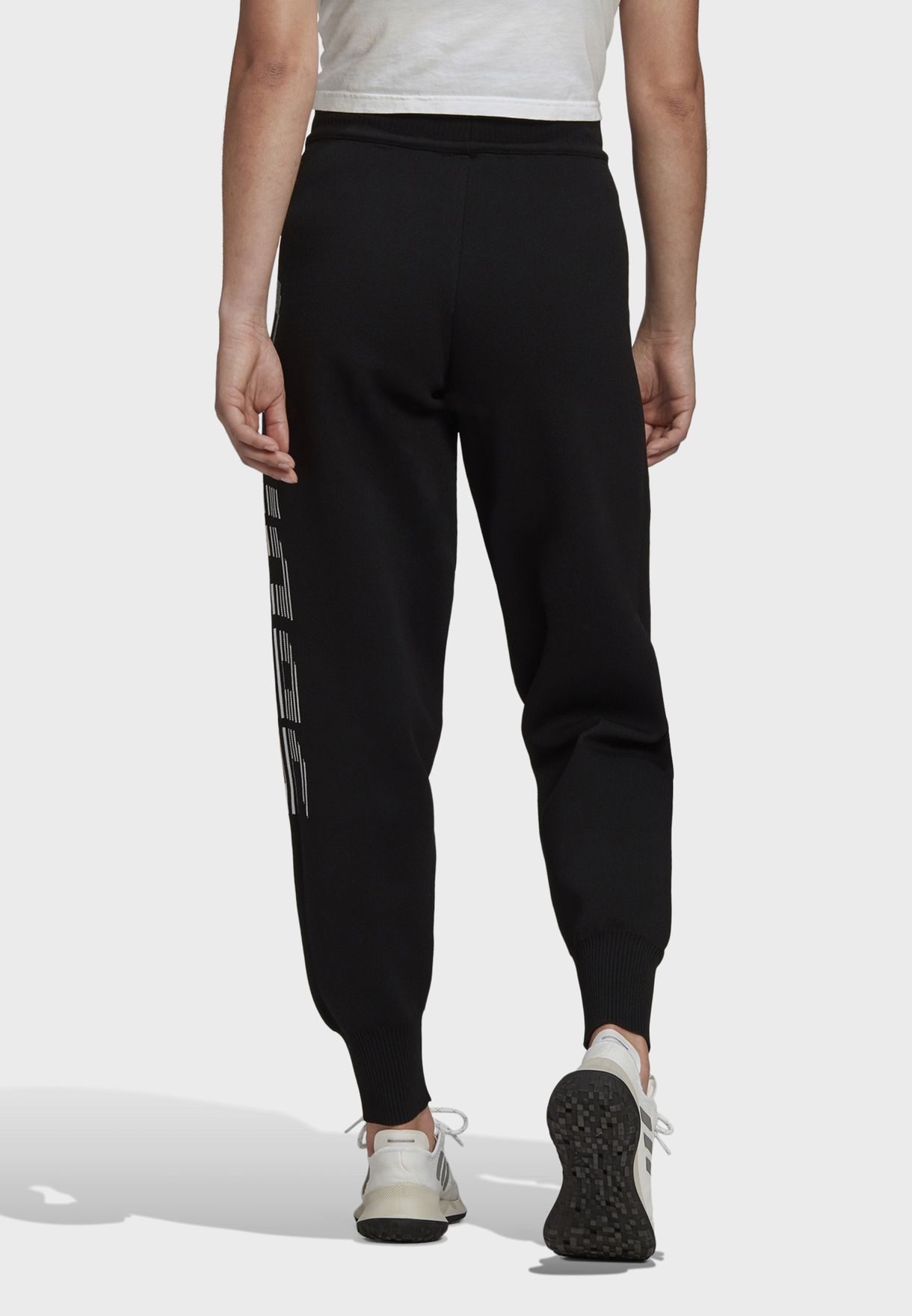 black sweatpants women's high waisted