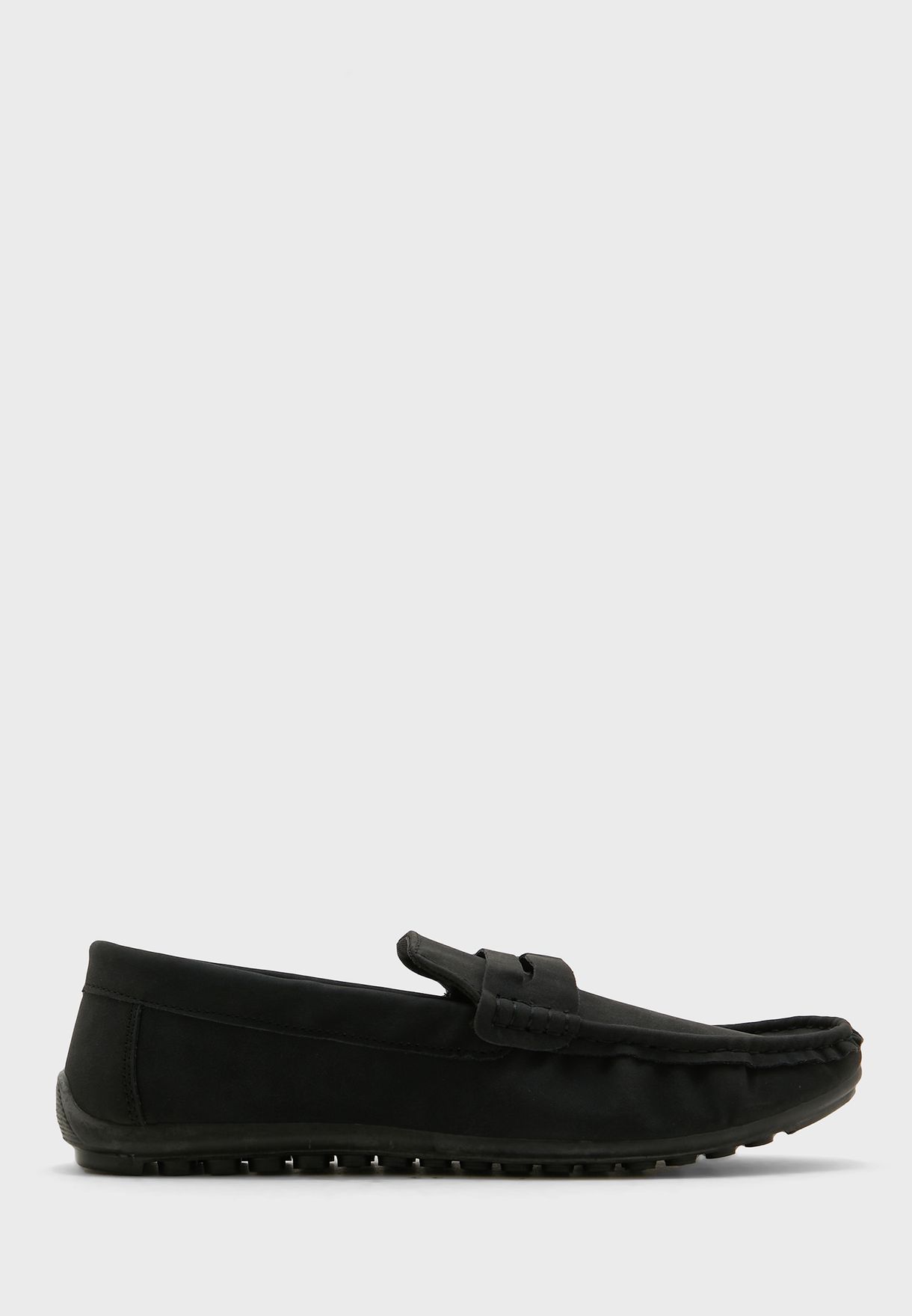 Saddle Detail Casual Loafers