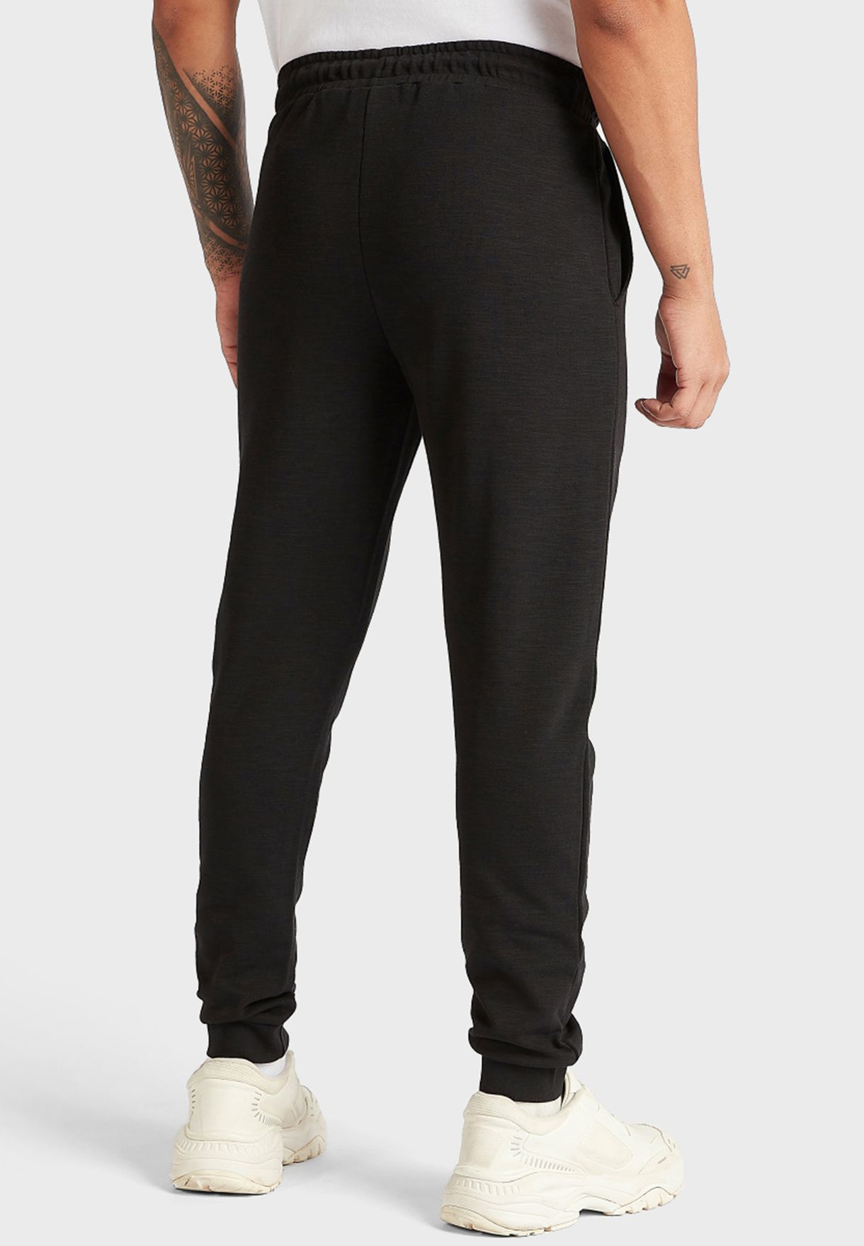 sweatpants with logo on front