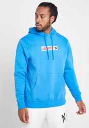 just do it blue hoodie