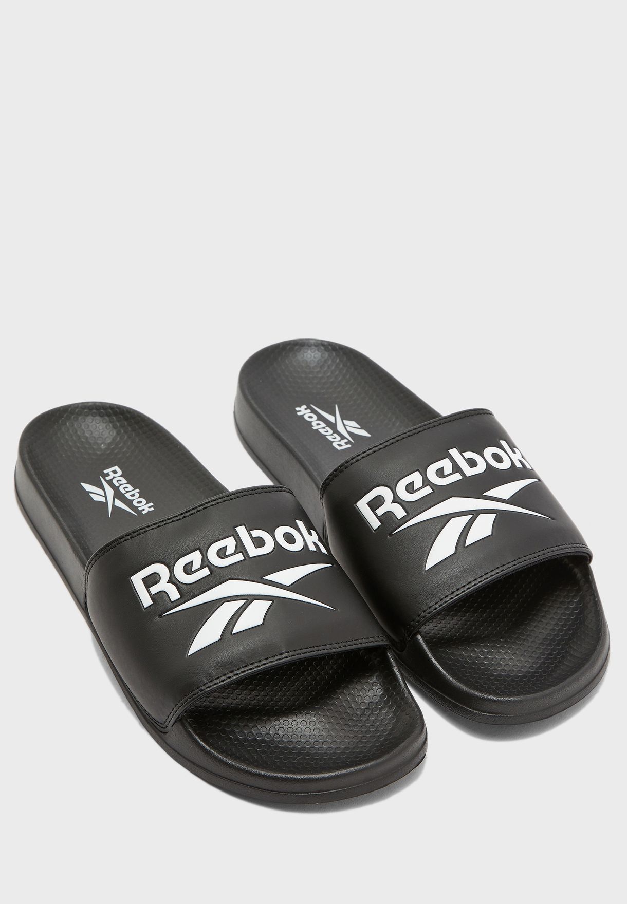 Buy Reebok black Classic Slides for Men 