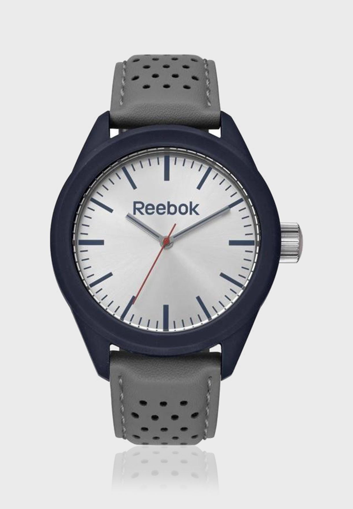 reebok black white analog watch