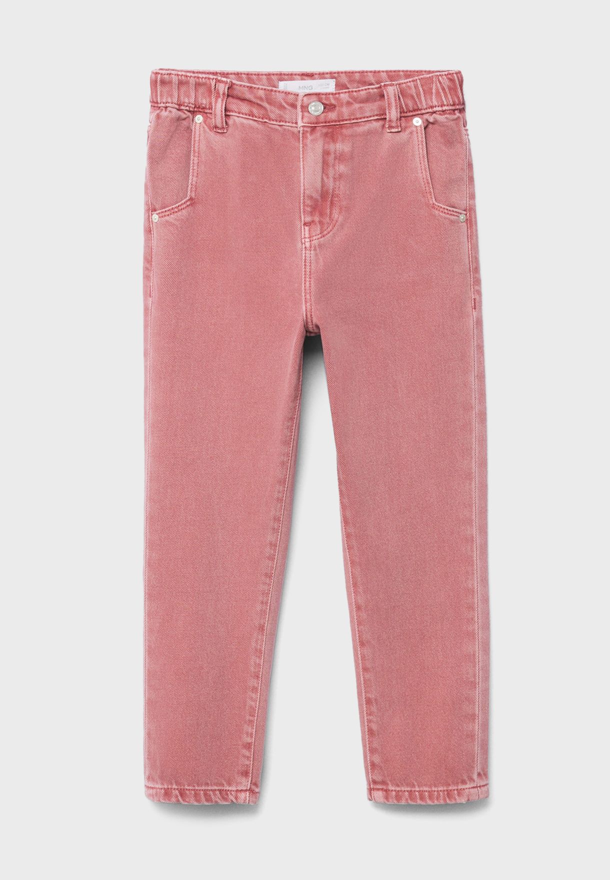 Kids Mid Rise Slouchy Jeans
