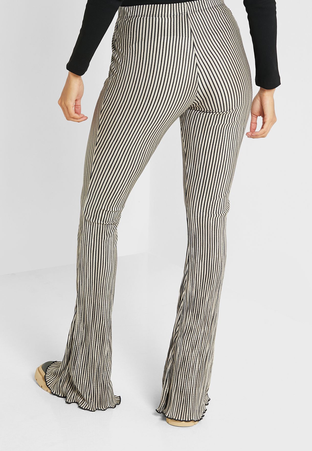 Flared Knitted Pants