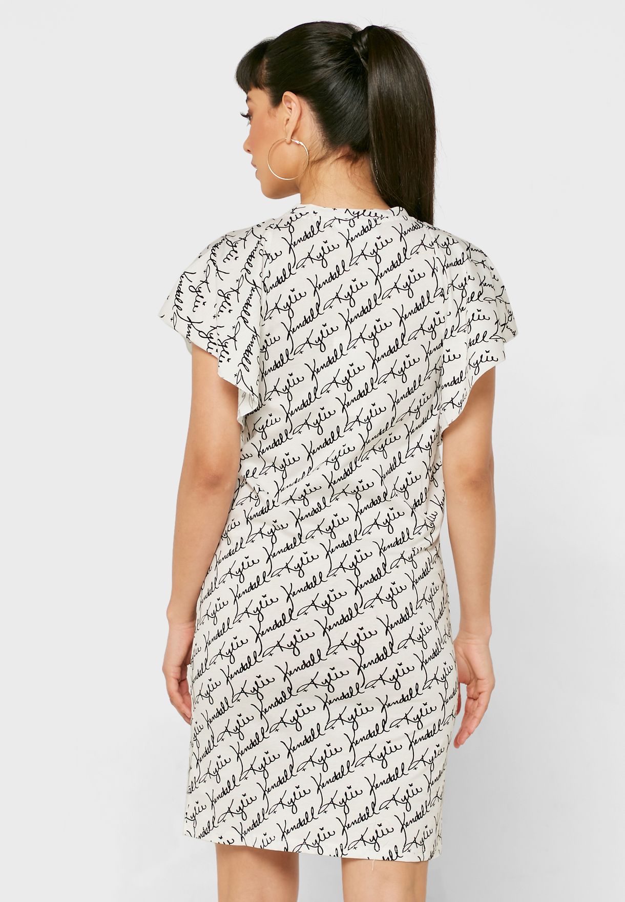 Round Neck Printed Dress