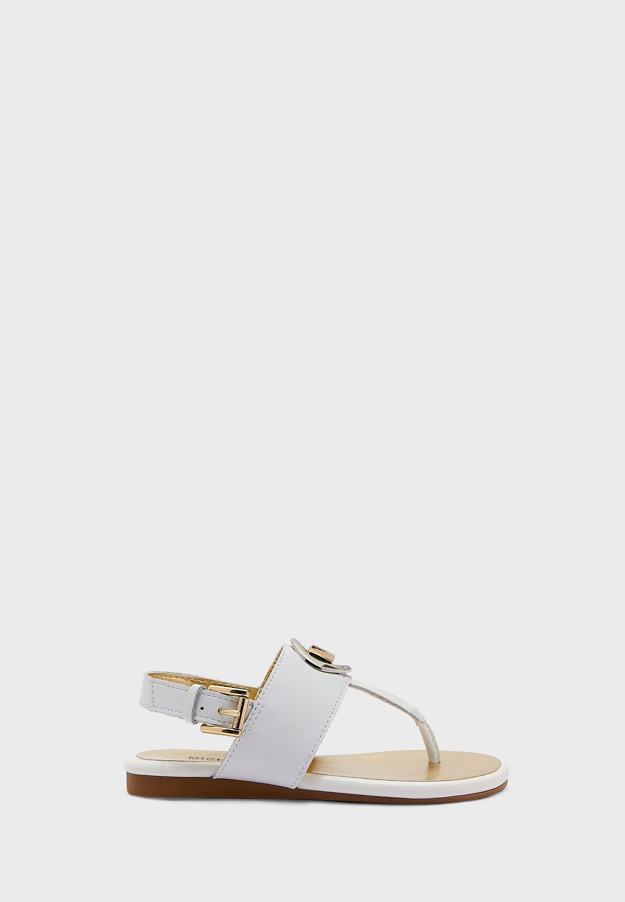 Buy Michael Kors white Youth Sydney Charm Sandals for Kids in Muscat,  Salalah