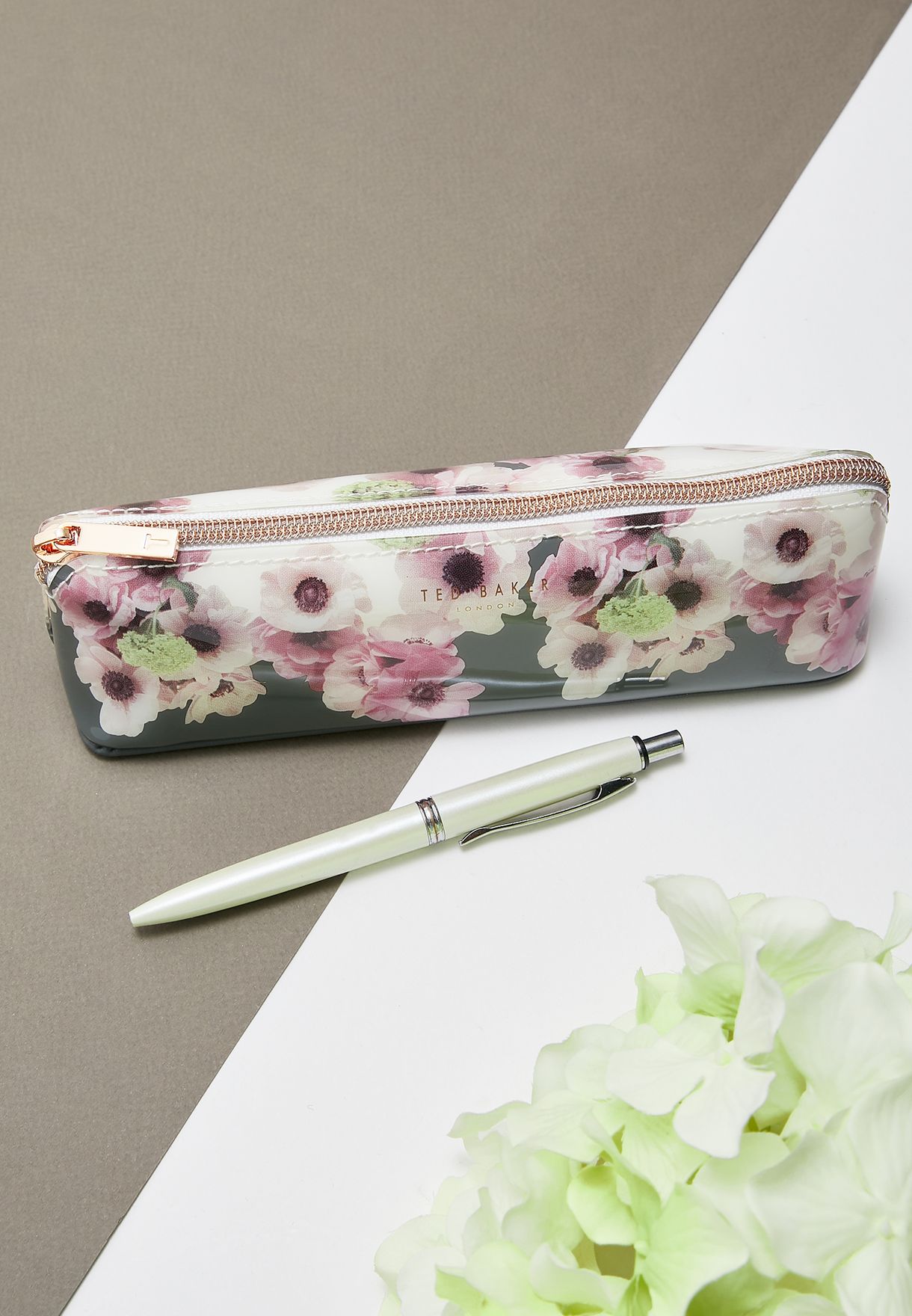 ted baker floral pencil case