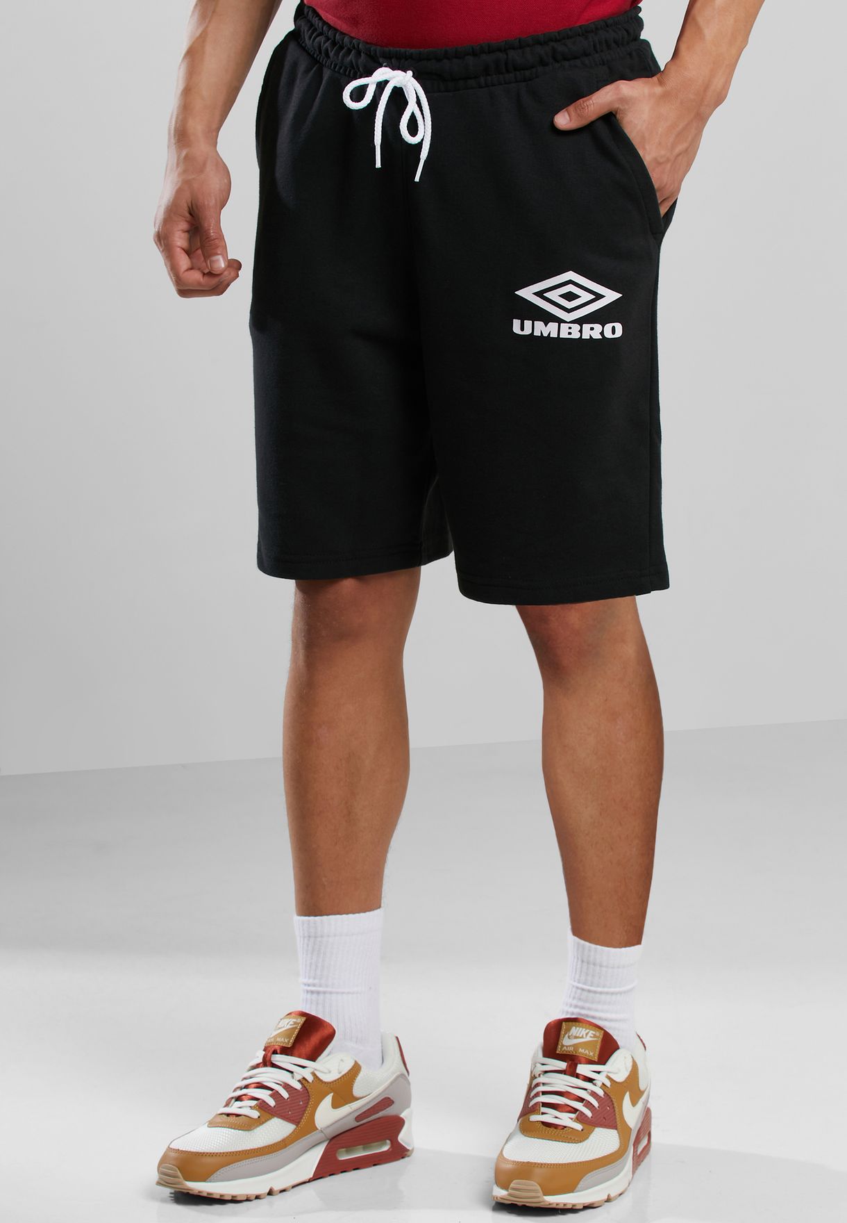 umbro fleece shorts