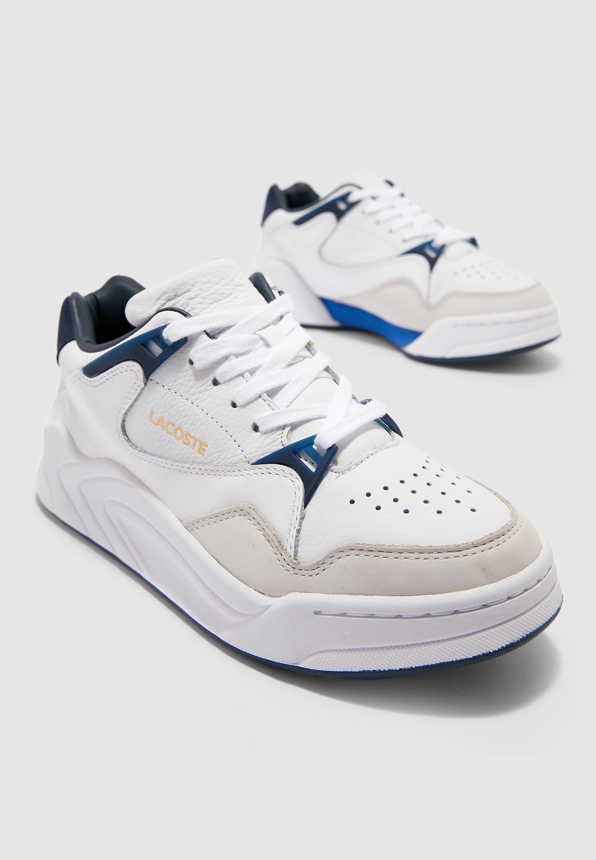Buy Lacoste white Court Slam Sneaker 