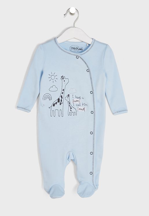 Infant Giraffe Print Bodysuit