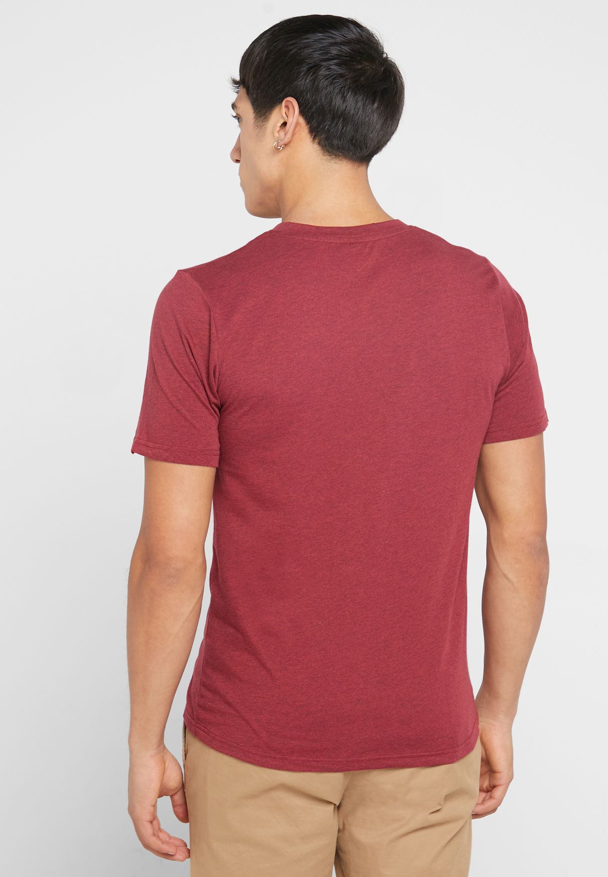 Seventy Five Print Melange T Shirt