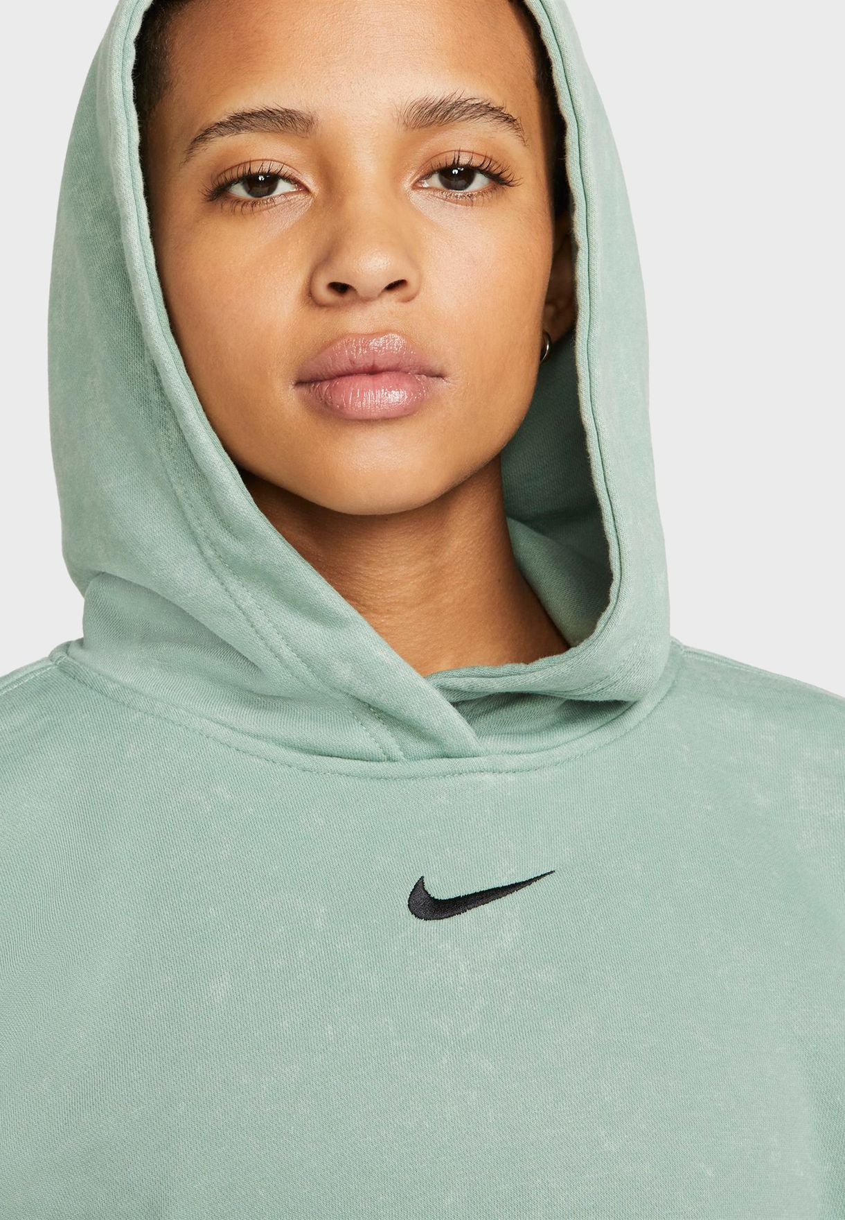Buy Nike blue Nsw Essential Fleece Hoodie for Women in MENA, Worldwide