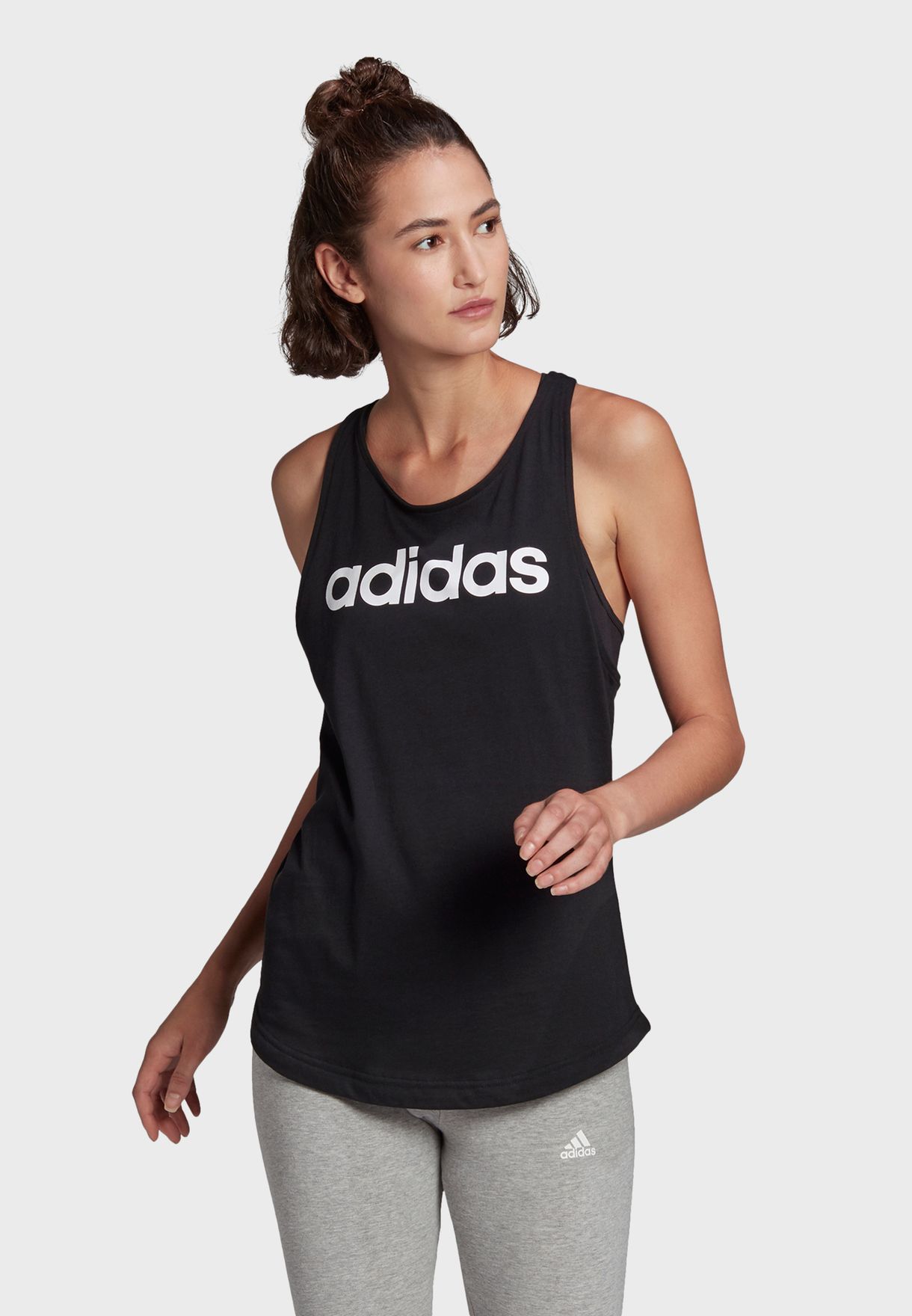 Buy adidas black Linear Tank for Kids in Dubai, Abu Dhabi