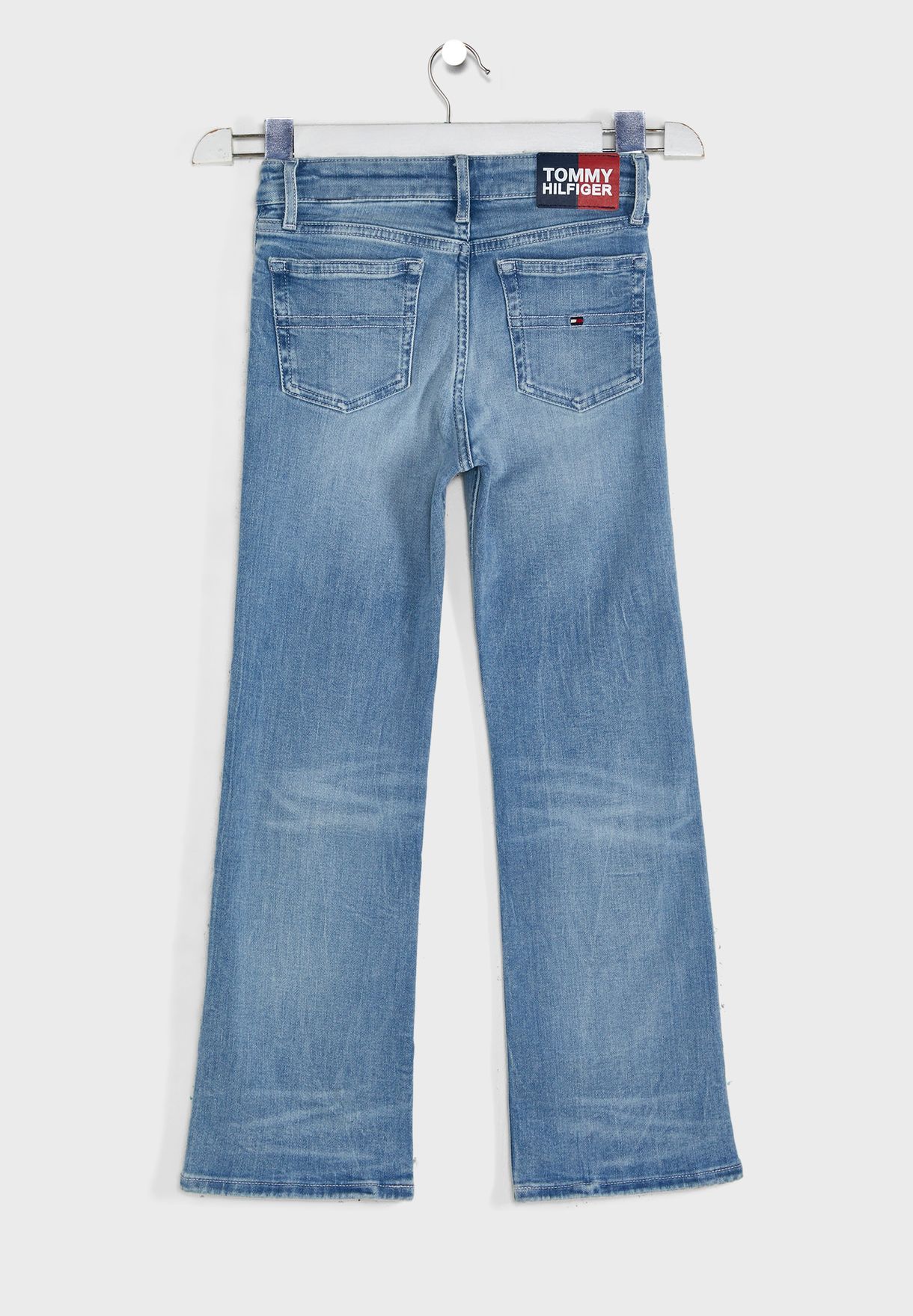 Youth Light Wash Straight Fit Jeans