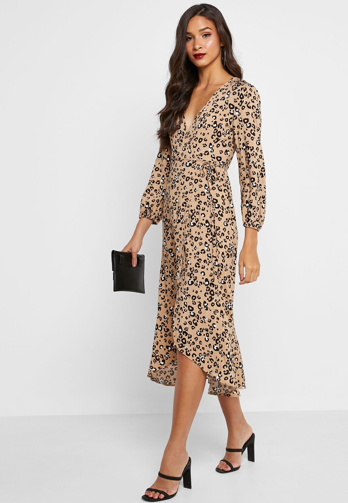 miss selfridge animal print dress