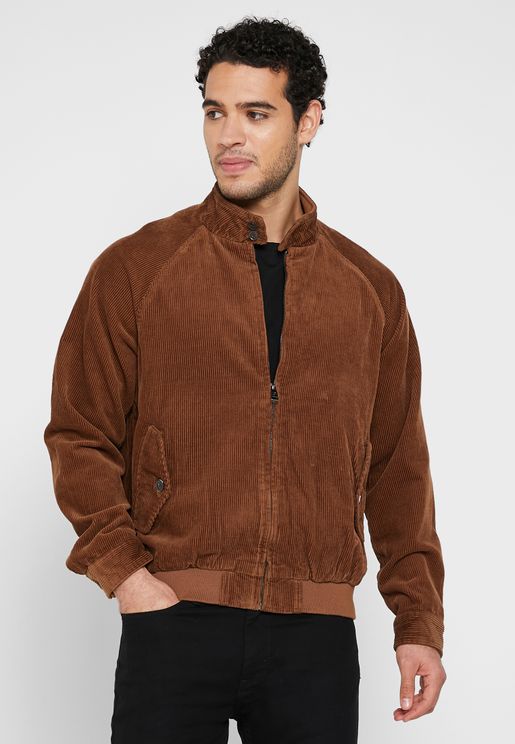 ben sherman suede bomber jacket