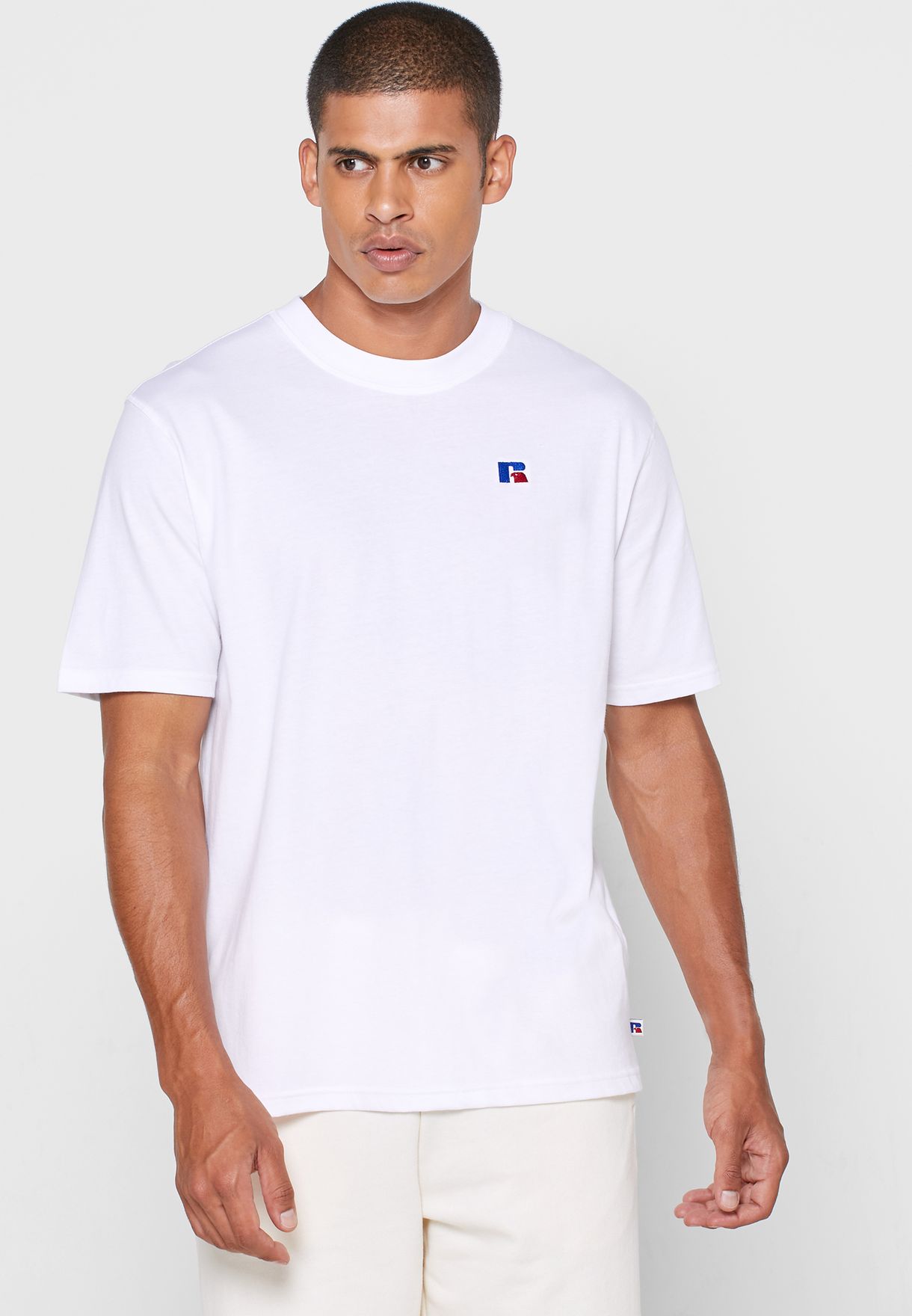 athletic white shirt