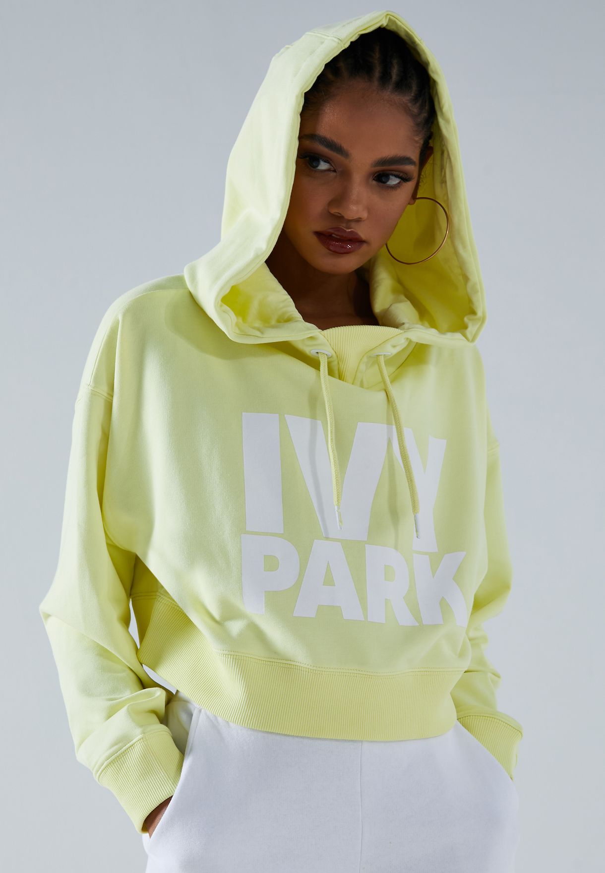 ivy park hoodie yellow