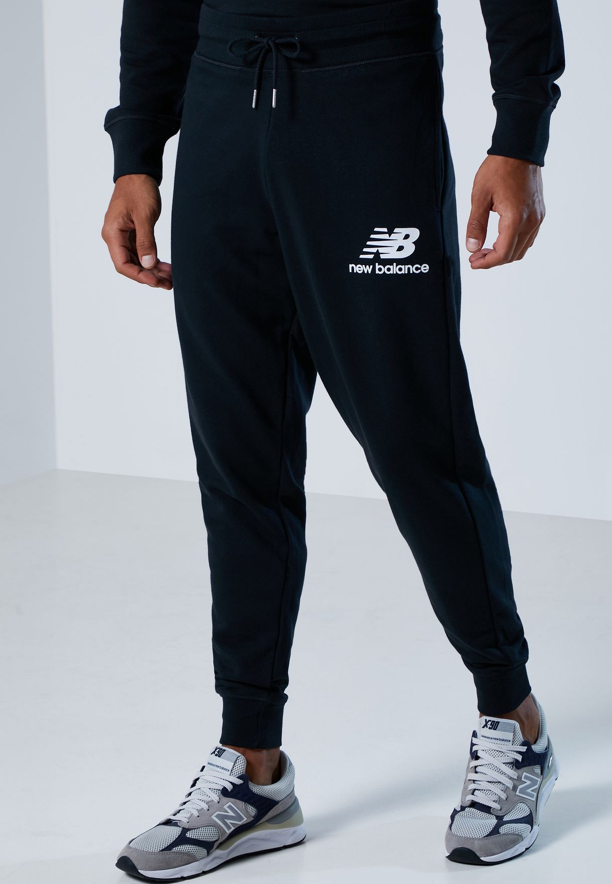 Essential Stacked Logo Sweatpants 