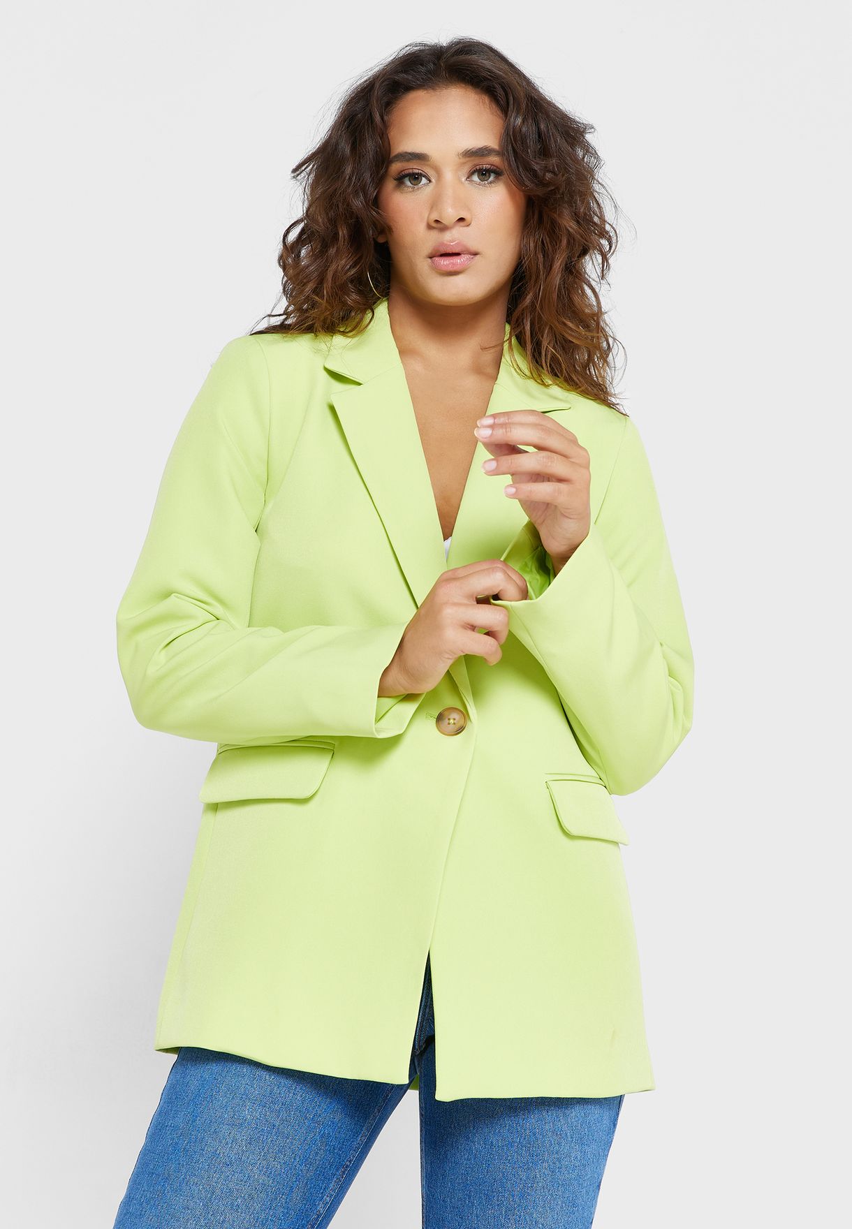 Buy New Look green Tailored Blazer for Women in MENA, Worldwide