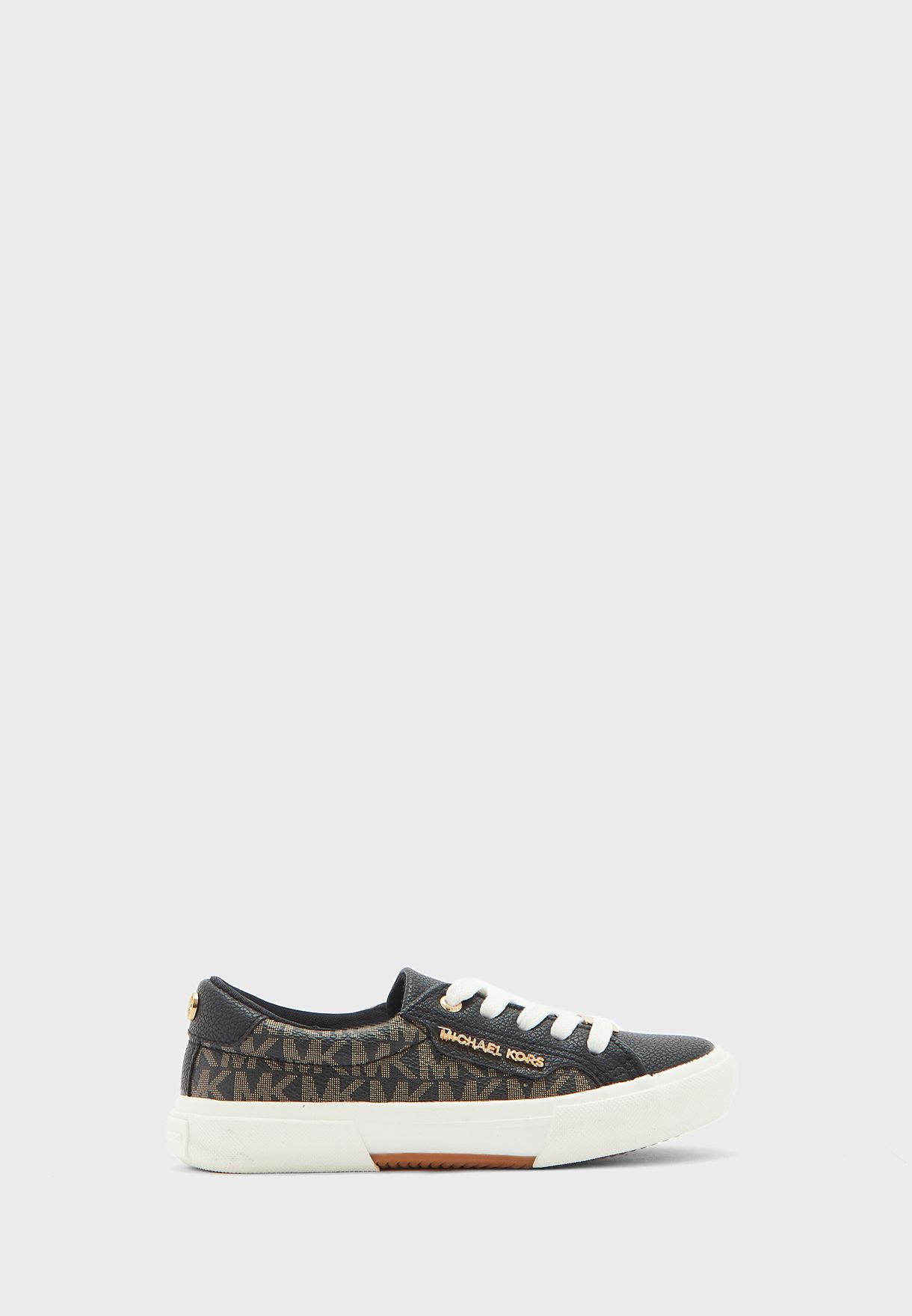 Buy Michael Kors black Youth Izetta Regent Low Top Sneakers for Kids in  Riyadh, Jeddah