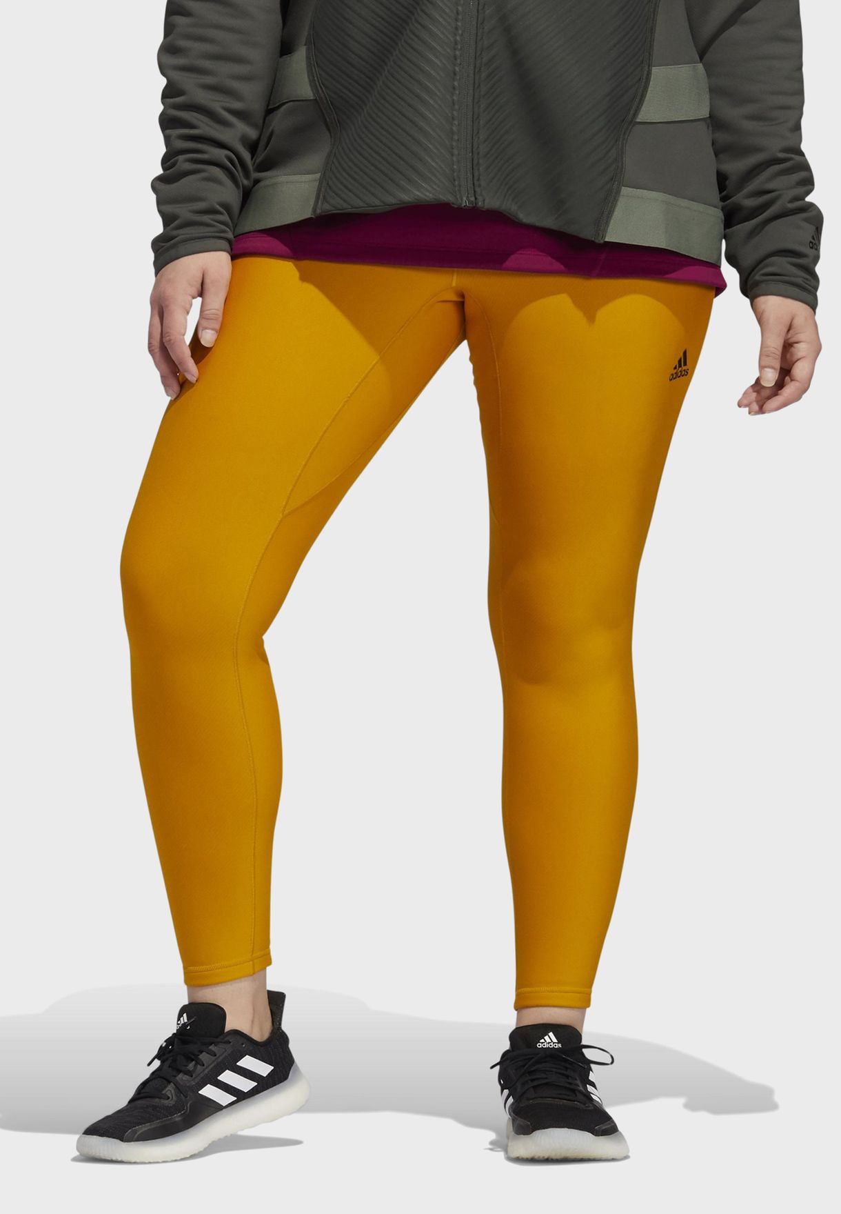 adidas yellow leggings