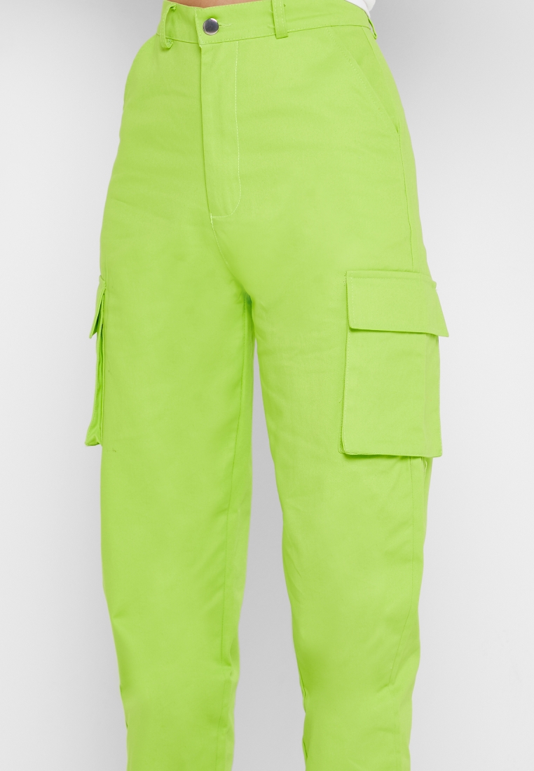 Puma Cargo Trousers in Lime Green | ASOS